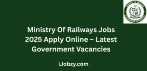 Ministry Of Railways Jobs 2025 Apply Online