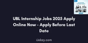 UBL Internship Jobs 2025 Apply Online Now Last Date to Apply